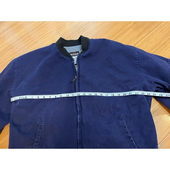 Bulwark FR Bomber Jacket Men XL Fire Resistant Retardant Work Wear Oil Field - Picture 5 of 14